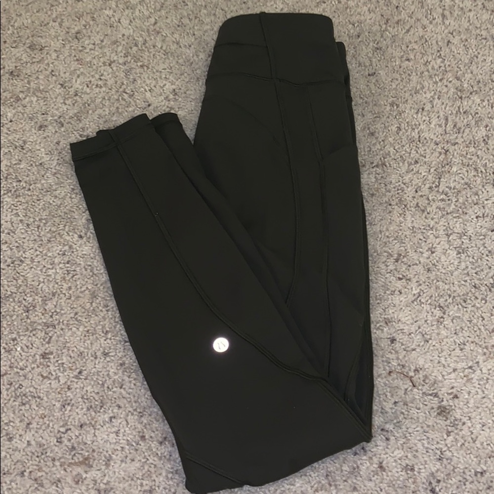 BARLEY WORN OLIVE GREEN LULU LEGGINGS